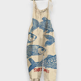 Cemile | Denizci Tarzı Hafif El Yapımı Tulum