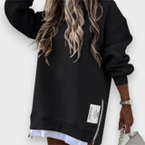 Bahriye | Düz Renk Kısa Kazak