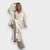 Aysira | Estetik Kalp Pijama Takımı