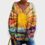 Alev | Zarif ve Renkli Bluz