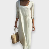 Esra | Günlük Keten Elbise