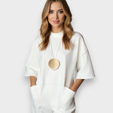 Yonca Nur | Kadınlar İçin Bol Kollu Rahat Tulum