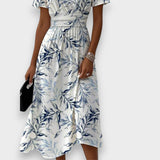 Tülin | Bahçe Esintisi Midi Elbise