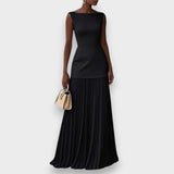 Zeynep Su | Kolsuz Pileli Uzun Elbise