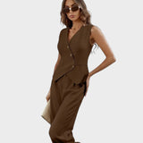 Balnur | Kadın Yazlık Asimetrik İki Parça Takım