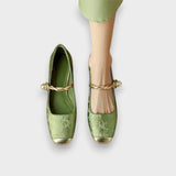 Yegane™| Mestelle Deri Mary Jane Ayakkabılar